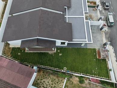 Tanah Luas 4768 kps Rumah Semi D Setingkat Baru dekat Mydin Kulim