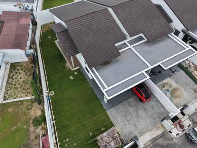 Tanah Luas 4768 kps Rumah Semi D Setingkat Baru dekat Mydin Kulim