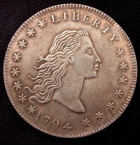 1794 Flowing Hair Silver Dollar