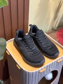 Skechers Black Bungee Lace Walking Shoes – UK 9