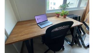 Beautiful OAK Industrial Design - Desk / Table