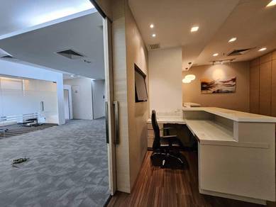 Partially fitted office at Menara UOA Bangsar for RENT