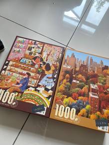 1000pcs Puzzle Jigsaw - RM30 for both (1 New)