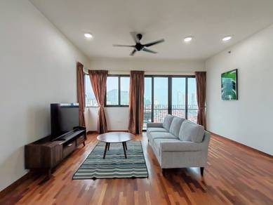 High floor, fully furnsihed, high floor with sea, city & hill view!
