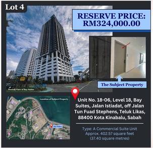 [AUCTION SALE] Bay Suites commercial suite unit Below Market Value