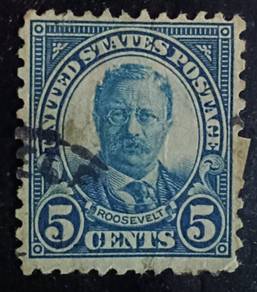 RARE Roosevelt 5 Cents Stamp