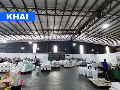GOOD CONDITION Detached Factory Warehouse For RENT Iks Bukit Minyak