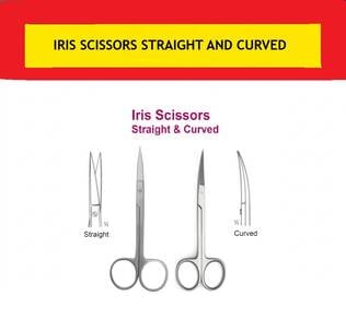 Iris scissors straight and curved promo price