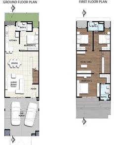20 x 70 Double Storey House For Sales