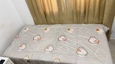Single Bed with Mattress & Cover