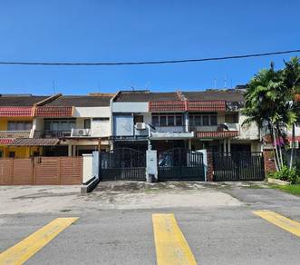 FACING OPEN!! Double Storey Terrace AU2C Taman Seri Keramat For Sale