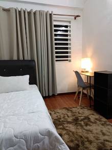 AIRCOND fully furnish BILIK SEWA SINGLE wifi SG PETANI