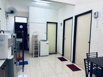 AIRCOND fully furnish BILIK SEWA SINGLE wifi SG PETANI
