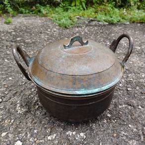 Antique Periuk Tembaga 9" 1.9Kg TUDUNG BERLUBANG