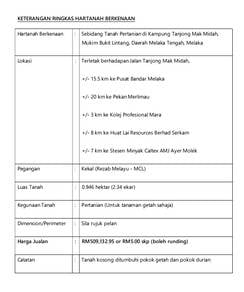 A parcel of 2.34 ac an Agri land at Mkm Bkt Lintang Melaka