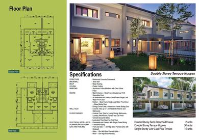 Double Storey Terrace @ Lorong Punan, Samarahan