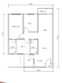 Bukit Gemilang|3R2B|Skudai|Tun Aminah|Completed|Full Loan|Free Legal