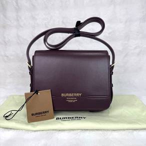 Burberry Burgundy Small Grace Crossbody Bag
