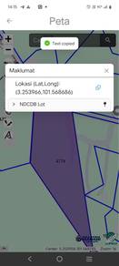 6.63 Ekar TANAH BERZON PERINDUSTRIAN — KUANG, RAWANG | HARGA DI BAWAH