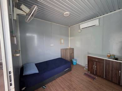 Bilik Kabin Selesa di Pulau Indah - Furnished with air-cond. & wifi