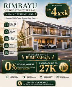 Cheapest Double Storey in Jalan Kebun RM4xxk only