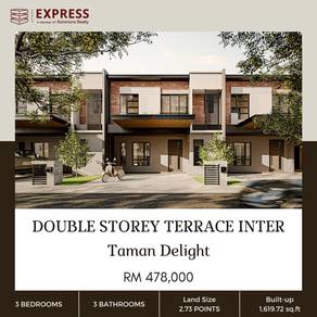 Double Storey Terrace House at 81 Taman Delight, Miri