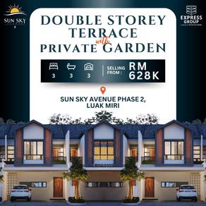 Brand New Double Storey Terrace House at Sun Sky Avenue 2, Luak Miri
