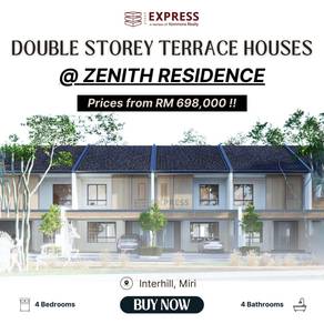 Brand New Double Storey Terrace Inter at Zenith Residence, Interhill
