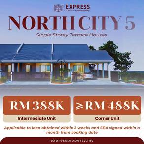 Brand New Single Storey Terrace at North City 5, Miri