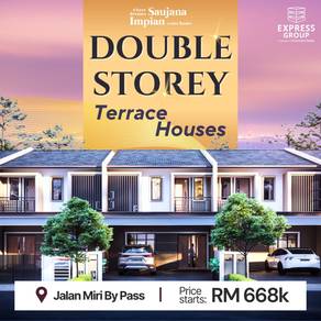 Brand New Double Storey Terrace Houses @ Saujana Impian, Miri Bypass