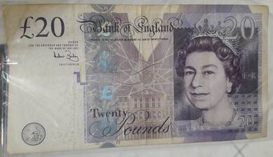 20 Pound Queen Elizabeth II England

Banknotes