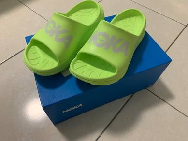 Original HOKA U Ora Athletic Slide (Lime Green)