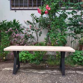 Vintage Bangku Kayu 111X30X43cm Antique Collection