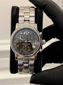 Montblanc Chronograph Star REF7038 Black Dial 36MM