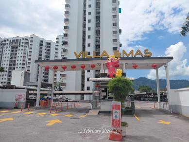 [LOWEST PRICE] Villa Emas Condo, Low Floor, 3 Bedrooms, Near Queensbay