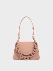 CHARLES & KEITH Chunky Chain Link Shoulder Bag