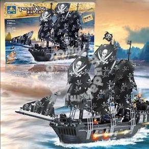 Building block Kazi KY87010 Black Pearl PirateShip