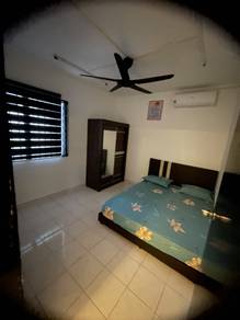 Flat Selesa Jaya Ground Floor fully renovated & Fully Furnish For Rent