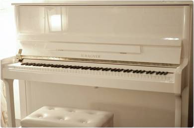 WAGNER HL-120SE PW Upright Piano 10 Yrs Warranty