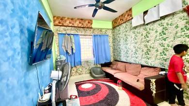 FULL LOAN 100% RENOVATED ENDLOT Flat Lowcost Taman Bukit Segar Cheras