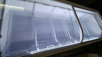 Tescool Curved Glass Door Freezer