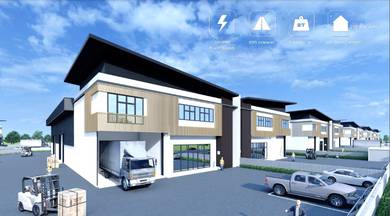 Sungai Bakap Industrial Park Semi D Warehouse Factory Sungai Jawi Sale
