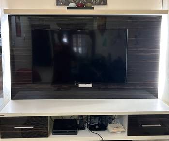 Crown - Modern Wall mounted TV cabinet with 2 Draw
