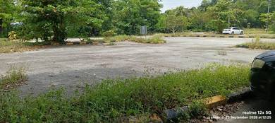 Road front opposite Sea development land