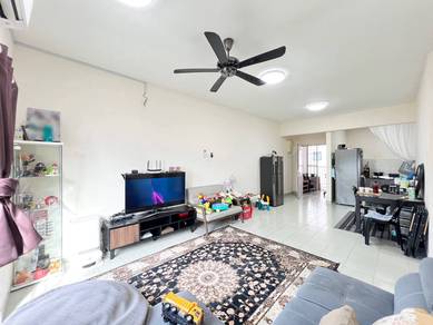 Saiz Besar! Seruling Apartment @ Bandar Bukit Raja | 2 Covered Parking