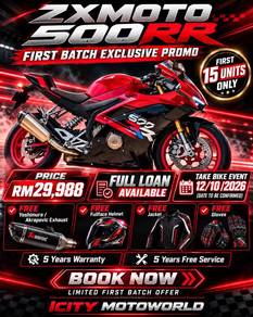 ZXMOTO 500RR FIRST BATCH EXCLUSIVE Promo