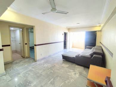 Desa Petaling FREEHOLD 3R2B Condo Unblock KL View 2Balcony A/C Kit Cab