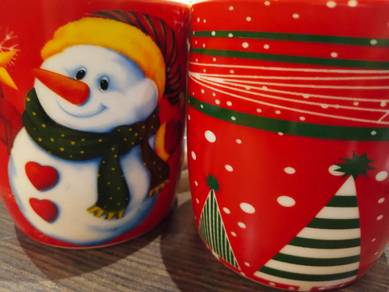 Snowman mugs in red! ♥️ Selangor