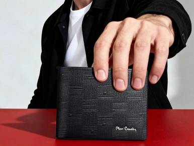 Pierre Cardin 2026OCT - Ostrich-Embossed Wallet