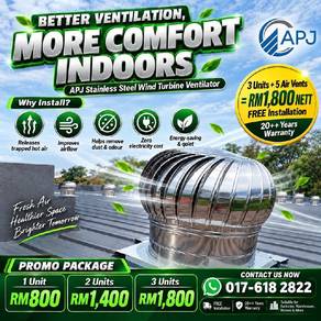 Turbine Ventilator Georgetown Minden Heights Perai
